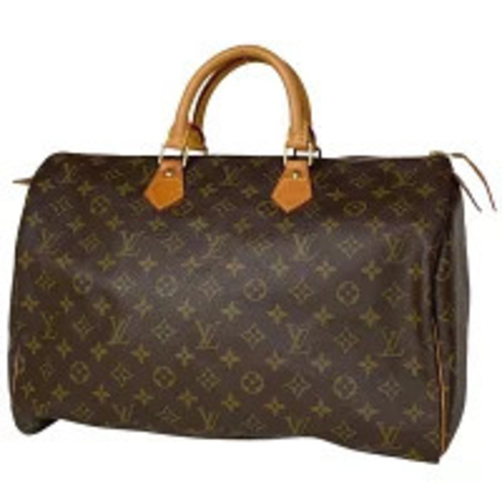 Louis Vuitton Speedy Boston Bag Commuter Handbag Monogram Brown